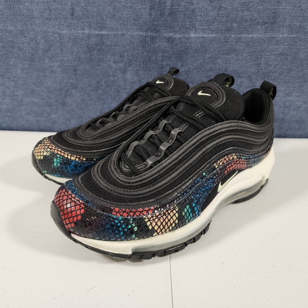Nike Air Max 97 Womens Size 7.5 Shoes Rainbow Snake Low Top Athletic Sneakers - Picture 3 of 10